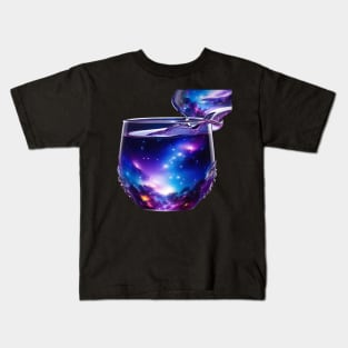 Milky Way in the glass Kids T-Shirt